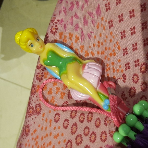 New AUTHENTIC TINKERBELL PURPLE UMBRELLA PARASOL - Picture 1 of 5